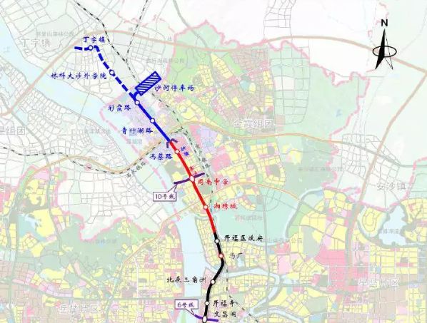 长沙4号线地铁线路图最新
